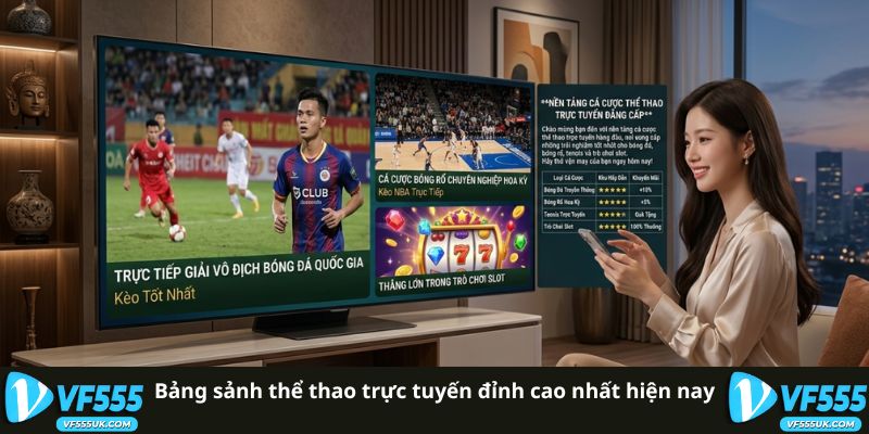Bảng sảnh thể thao trực tuyến đỉnh cao nhất hiện nay