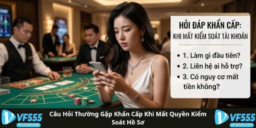 Xử lý sự cố tài khoản VF555