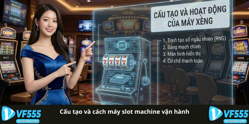 Cấu tạo và cách máy slot vận hành