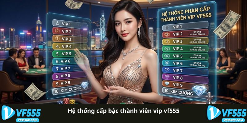 Hệ thống cấp bậc VIP VF555