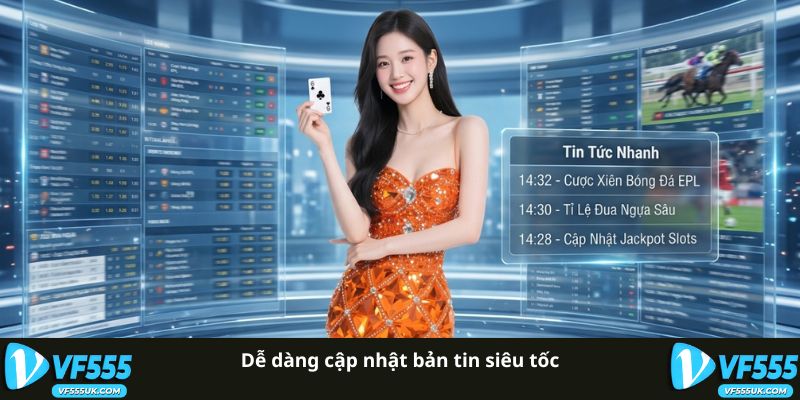 Dễ dàng cập nhật bản tin siêu tốc