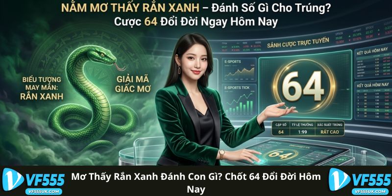 Mơ Thấy Rắn Xanh Đánh Con Gì? Chốt 64 Đổi Đời Hôm Nay 