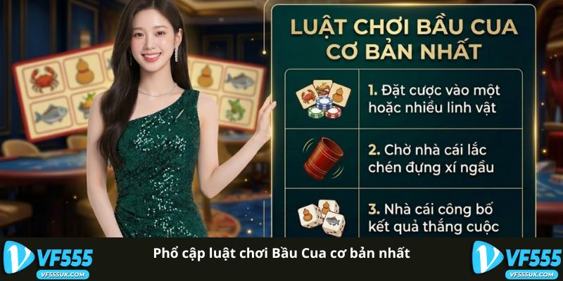 Luật chơi Bầu Cua cơ bản