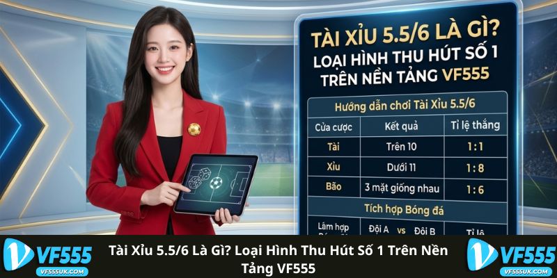 Tài Xỉu 5.5/6 Là Gì? Loại Hình Thu Hút Số 1 Trên Nền Tảng VF555