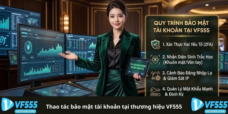Xác minh bảo mật tài khoản VF555