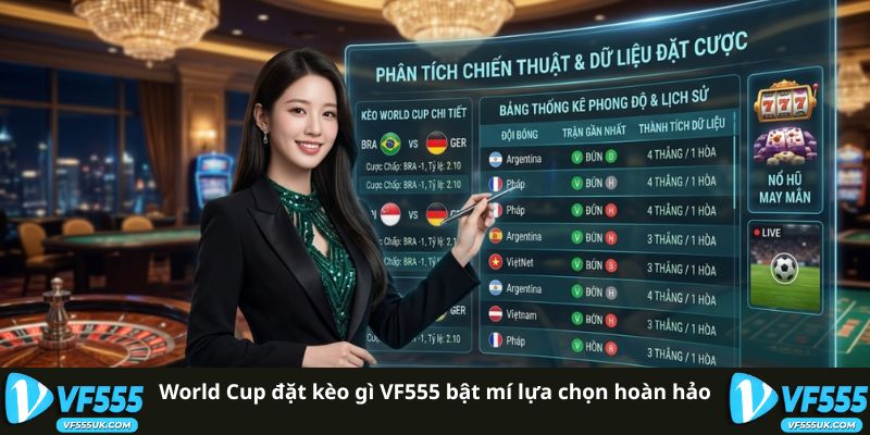 Cá cược World Cup 2026 trên VF555