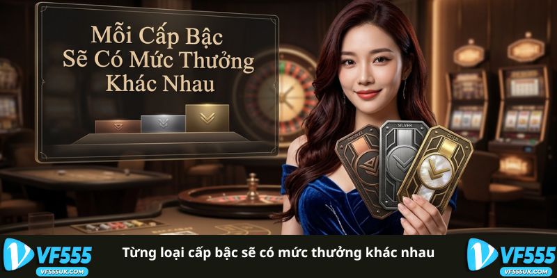 Mức hoa hồng theo cấp bậc đối tác VF555